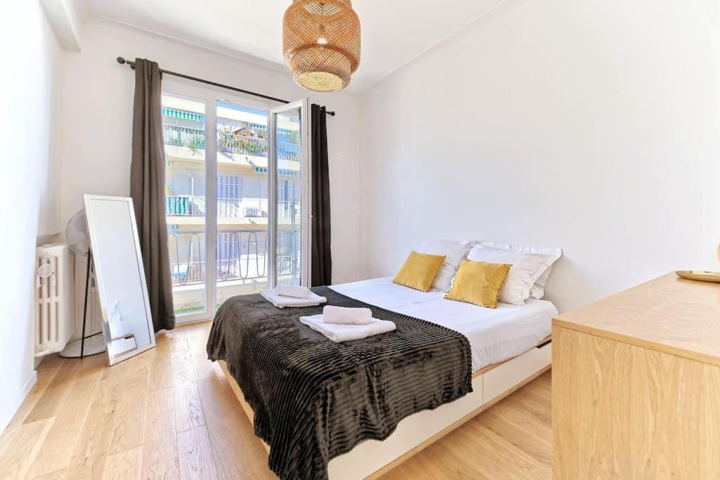 Centre Ville-Superbe Appartement De 50 M2 - Cosy Avec Terrasse -Wifi Niza Exterior foto