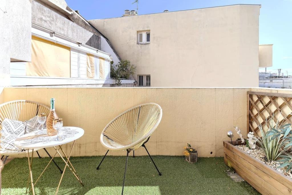 Centre Ville-Superbe Appartement De 50 M2 - Cosy Avec Terrasse -Wifi Niza Exterior foto